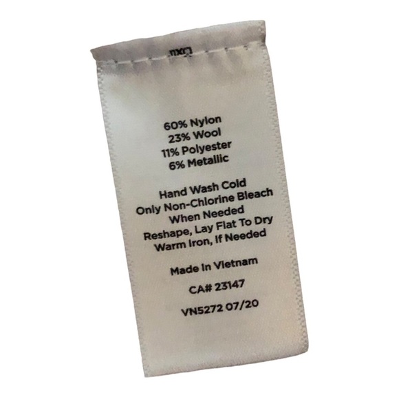 Talbots Wool Blend Bateau Neck Dolman Sleeve Sweater Women's LP Shimmer - Picture 7 of 9